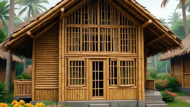 Enggak Butuh Mahal, Begini Cara Rumah Bambu Tahan Lapuk dan Gempa
