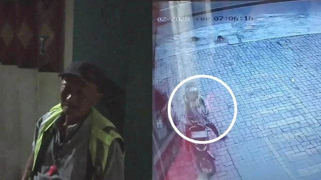 Aksi 20 Detik di Pagi Sibuk, Ditinggal Ambil Sapu, Sepeda Motor Raib Digondol Maling