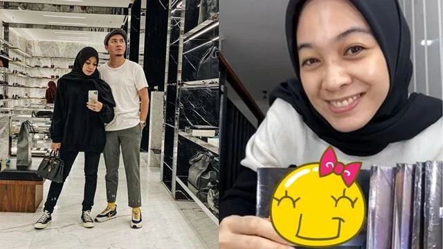 6 Potret Kado Unik Omesh untuk Dian Ayu Lestari di Ultah ke-35