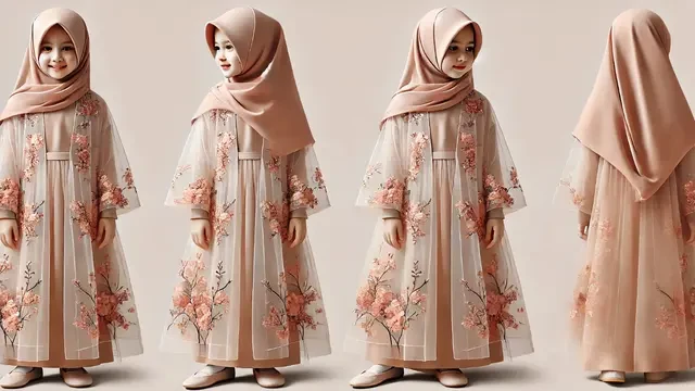 9 Model Gamis Anak Terbaru 2025, Simpel dan Nyaman hingga Elegan untuk Acara Formal
