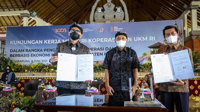 MenkopUKM: Bangkitkan Ekonomi Klungkung Bali, Pemberdayaan Koperasi dan UMKM Harus Dilakuk...