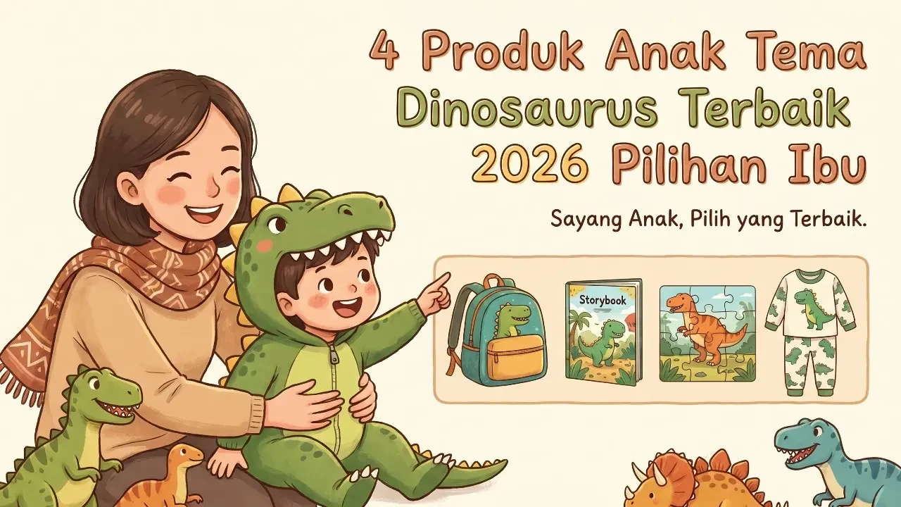 4 Produk Anak Tema Dinosaurus Terbaik 2026 Pilihan Ibu