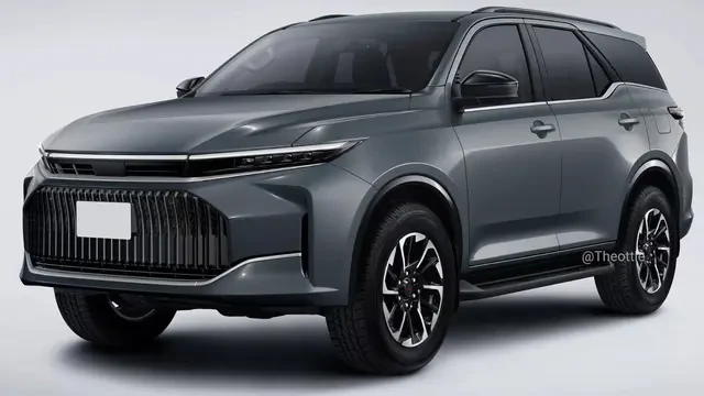 Tampilan Toyota Fortuner Baru Bakal Adopsi Desain Mewah ala Crown