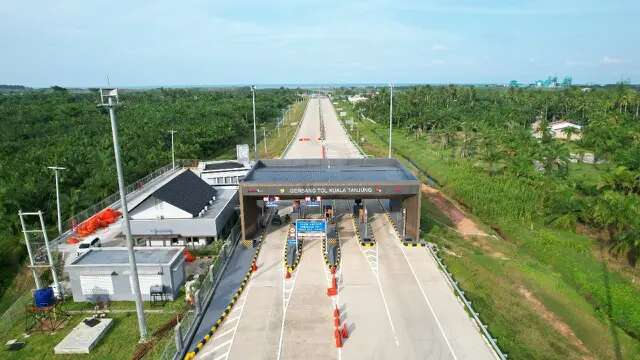 Jalan Tol Kuala Tanjung-Indrapura Dibuka Fungsional saat Nataru, Bisa Dilintasi Tanpa Tari...