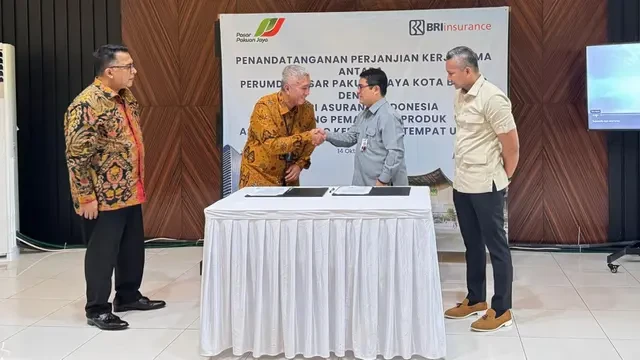 BRI Insurance Gandeng Pasar Pakuan Jaya, Ribuan Pedagang Dapat Perlindungan