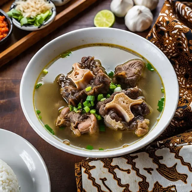 Resep Sop Buntut Kuah Gurih, Hidangan Klasik Nusantara yang Sedap