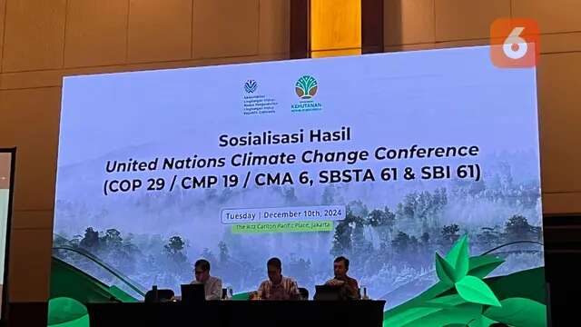 Oleh-oleh COP29 Azerbaijan, Indonesia Bakal Dapat Dana USD 300 Miliar pada 2025 untuk Atas...