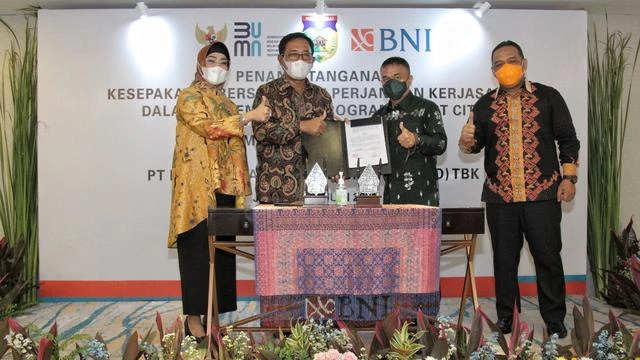 Pemkot Palu Bersama BNI Bersepakat Kembangkan Smart City
