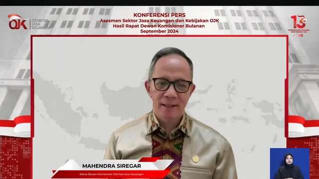 Bos OJK: Bank Sentral Global Pangkas Suku Bunga, Stabilitas Jasa Keuangan Indonesia Tetap ...