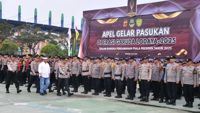 Ribuan Personel Gabungan Siap Amankan Gelaran Piala Presiden 2025, Isu Flare Jadi Perhatia...