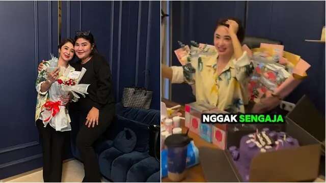 6 Momen Kejutan Ulang Tahun Dewi Perssik ke-39 dari Kerabat, Bahagia Bertambah