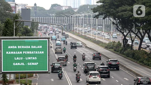 Polisi Siapkan Regulasi Penerapan Sistem Ganjil Genap di Tengah Situasi Pandemi