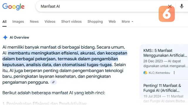 Cara Nonaktifkan Google AI Overview pada Mesin Pencari Web di Chrome