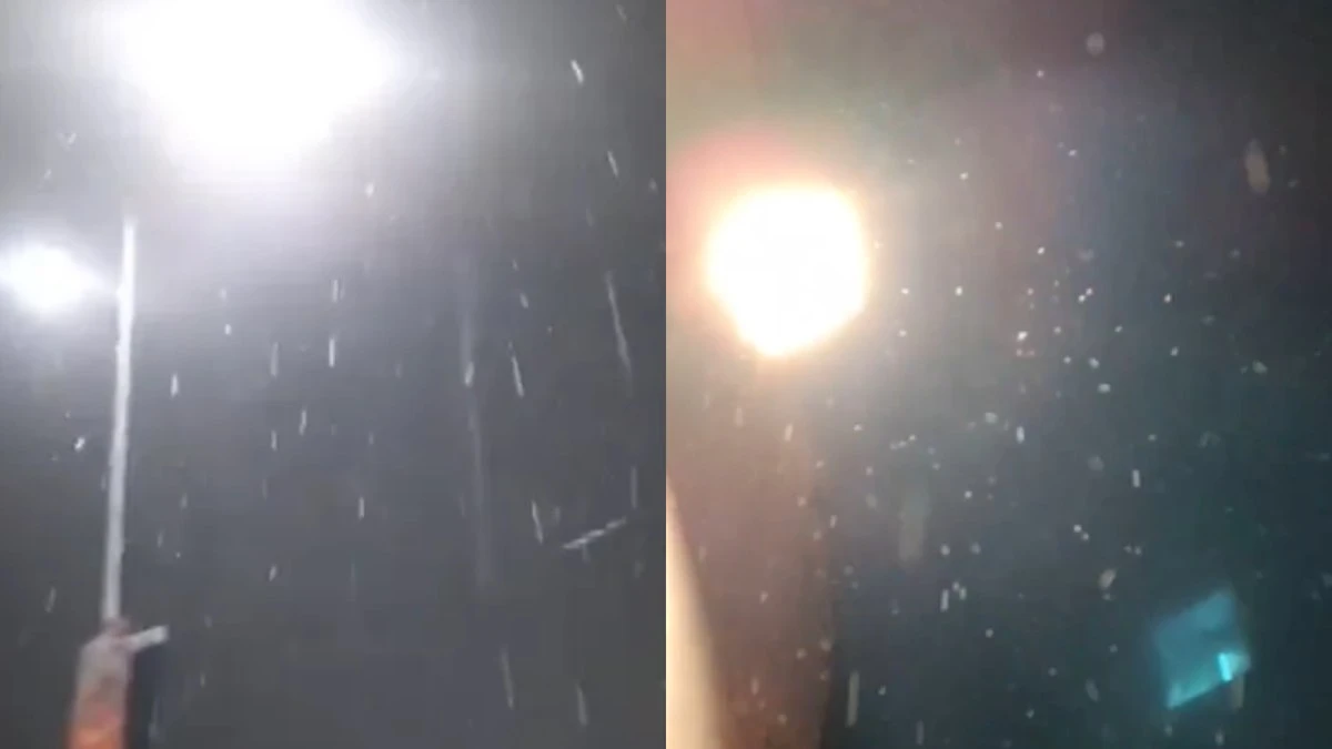 Após 17 anos, argentinos são surpreendidos com chuva de neve