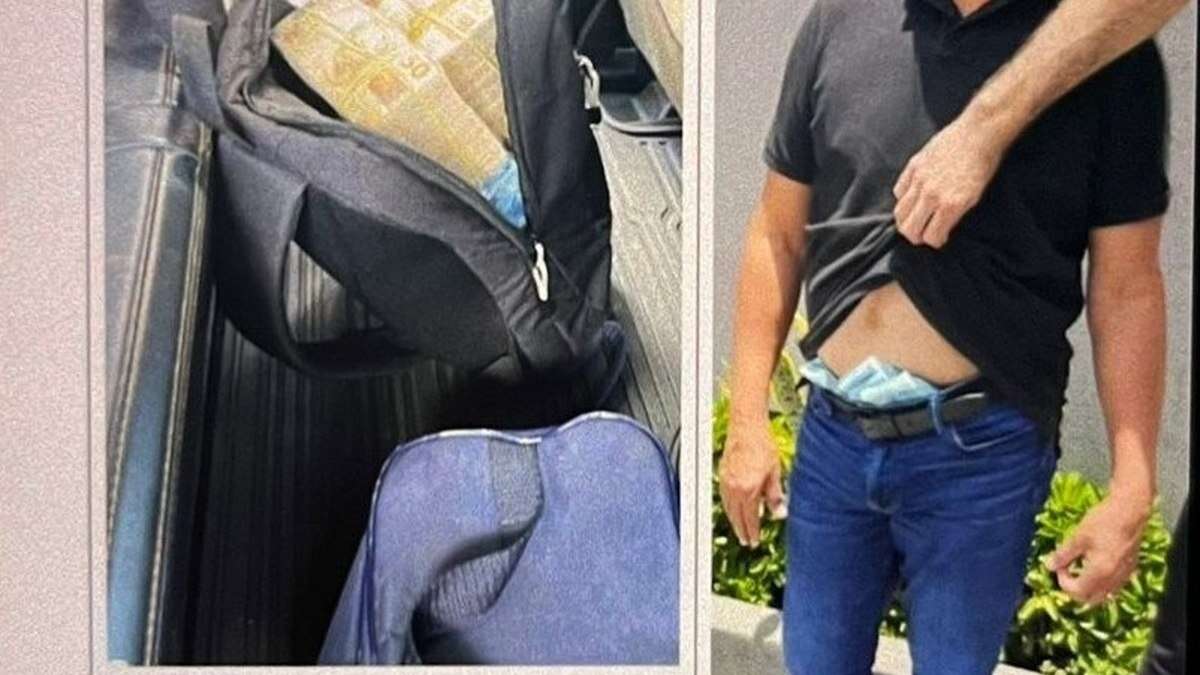 Marido de deputada foi preso com parte dos R$ 500 mil escondido na cueca; veja foto