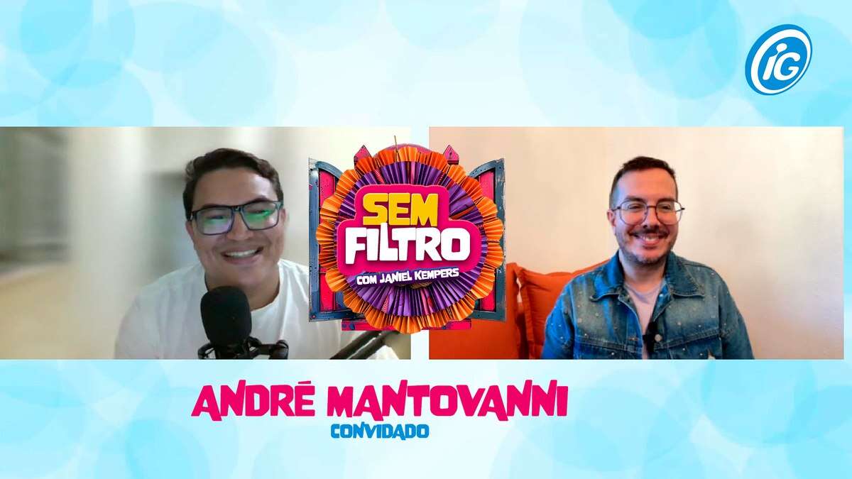 André Mantovanni, escritor e astrólogo no bate papo 'Sem Filtro