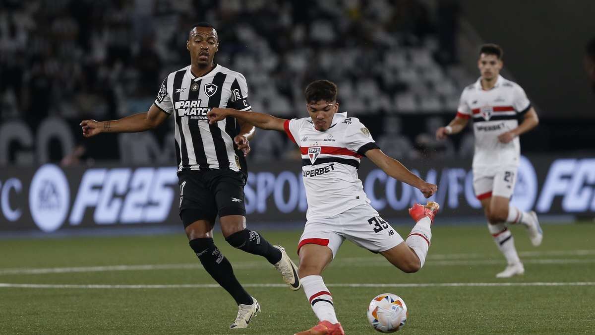 São Paulo deve promover mudança para duelo contra o Botafogo; veja provável time