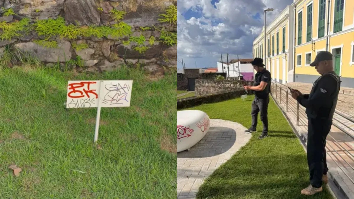 Obras da COP30 são pichadas e passam por perícia e restauro