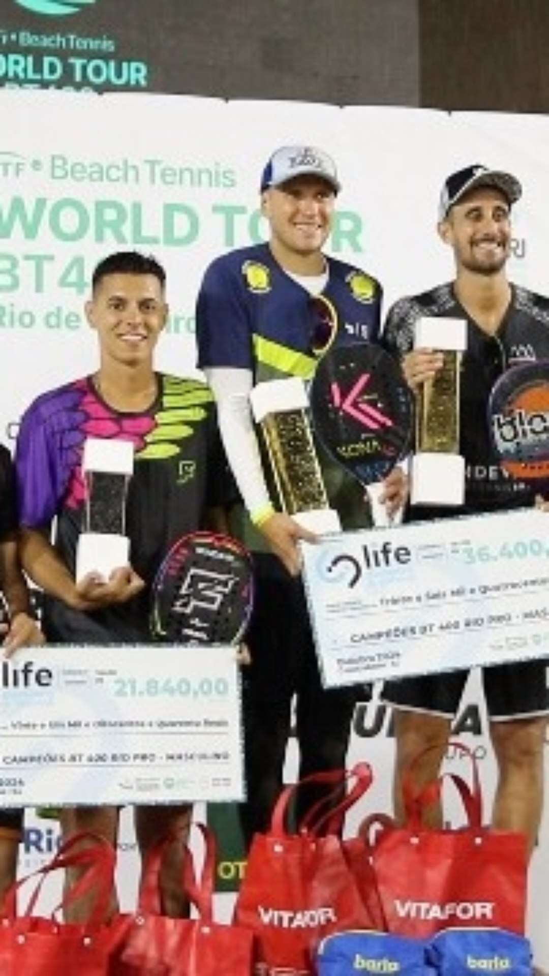 Gustavo Russo dá salto no ranking após vice no BT 400 do Rio de Janeiro