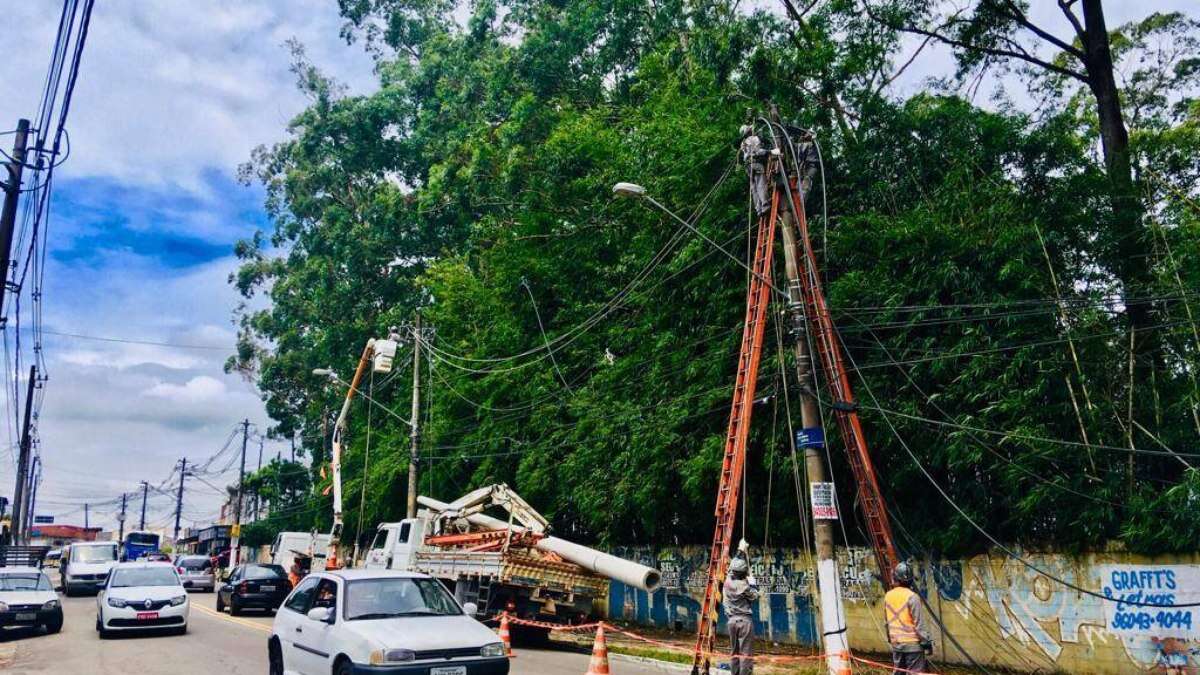 Energia: Enel diz que demora ocorre devido à complexidade do trabalho