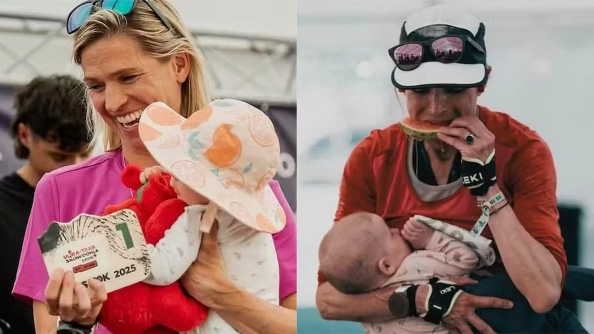 Mãe vence ultramaratona de 100 km amamentando bebê