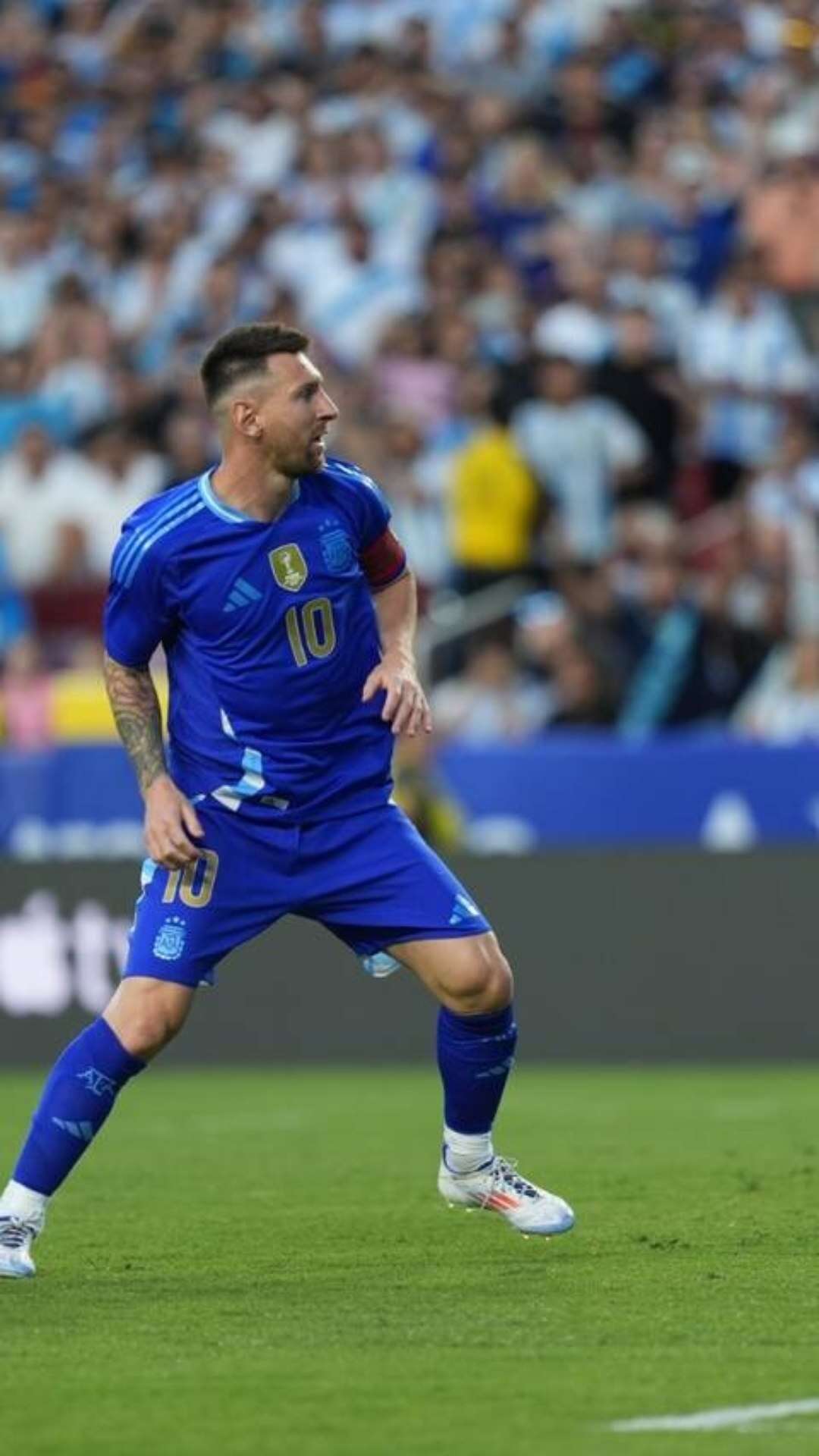 Messi e Lautaro brilham em goleada da Argentina antes da Copa América