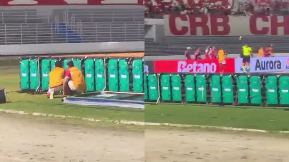 Vídeo: Jogadores se escondem do juiz para tentar fugir do cartão