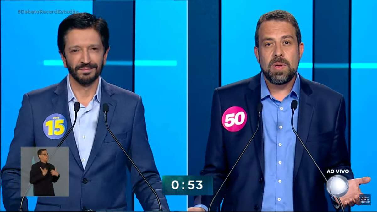 Responsabilidade pelo
apagão gera acusações em debate entre Nunes e Boulos; assista