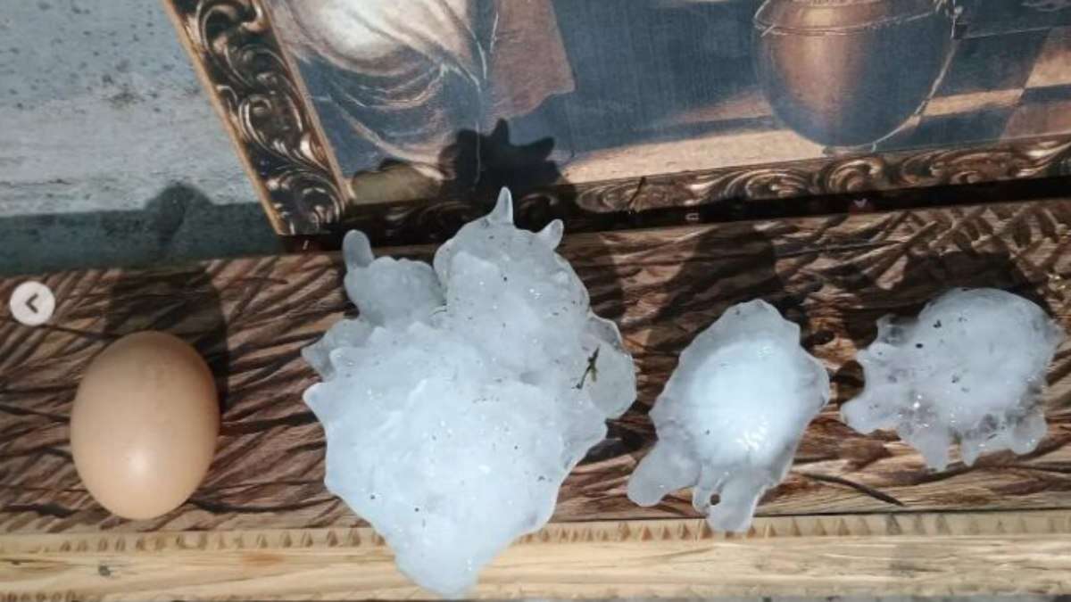 RS bate recorde com maior granizo da história do país; saiba mais