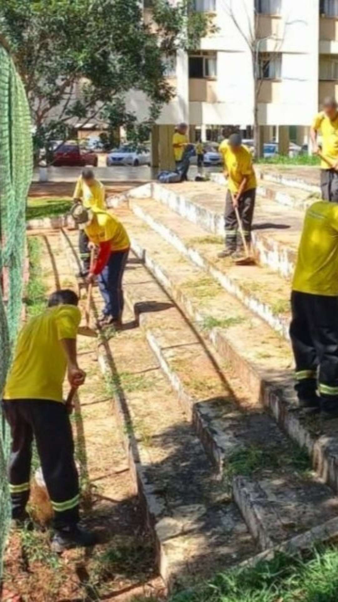 Quadras esportivas do Plano Piloto passam por manutenção