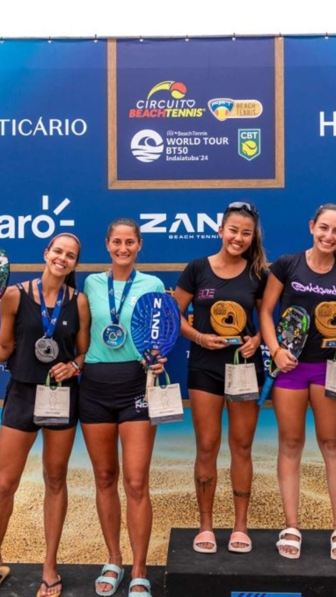 Definidos os campeões da 15ª etapa do Circuito Beach Tennis em Indaiatuba (SP)