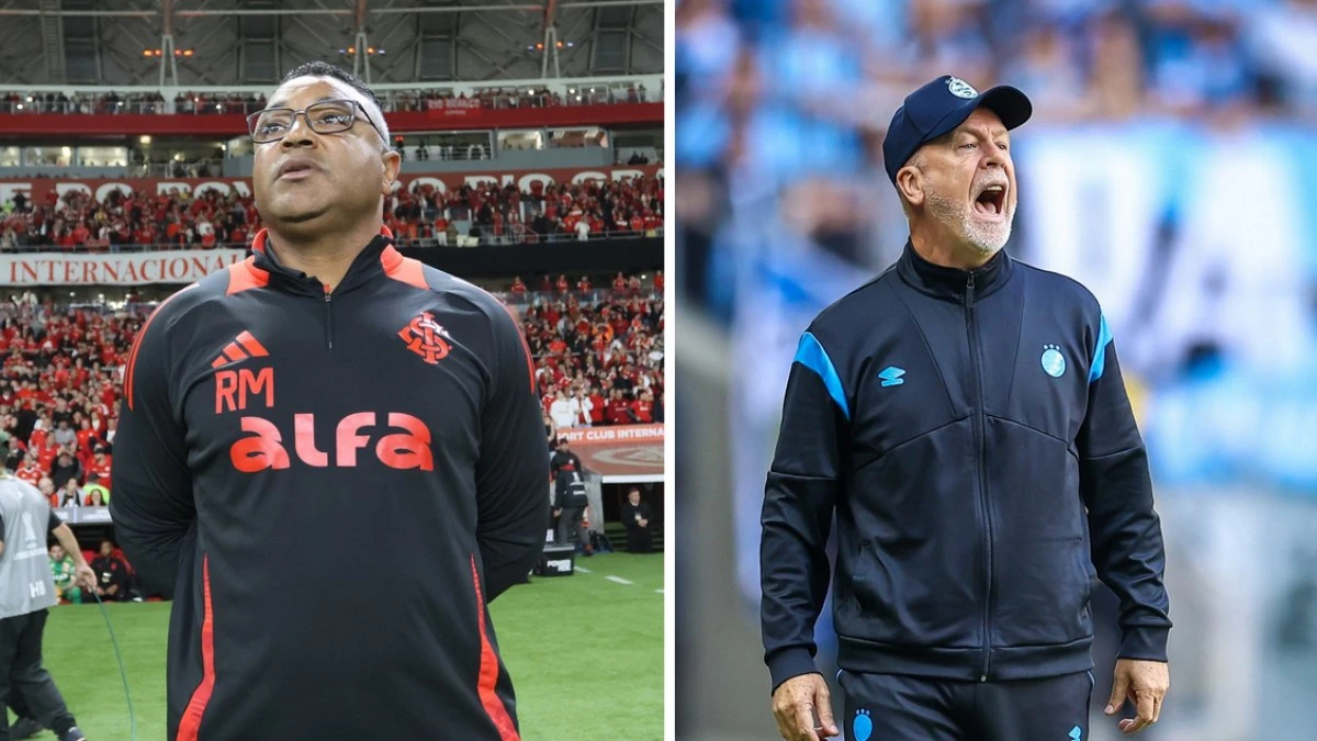 Grenal pode decidir futuro de Roger Machado e Mano Menezes