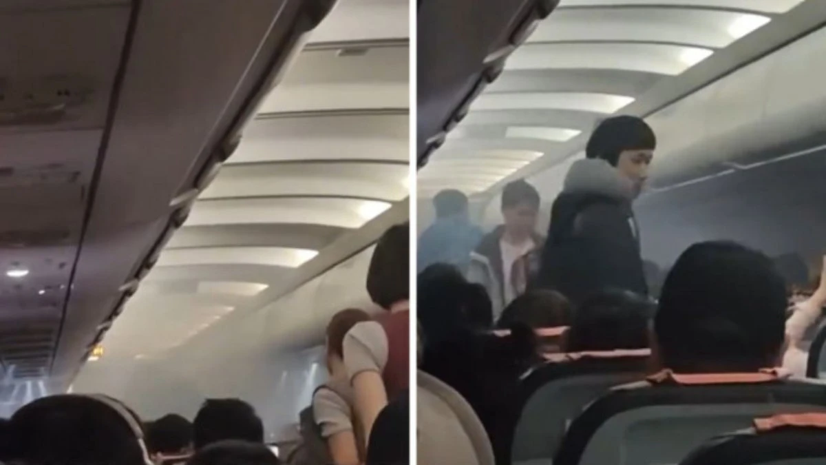 Avião faz pouso de emergência em Hong Kong após explosão de carregador
