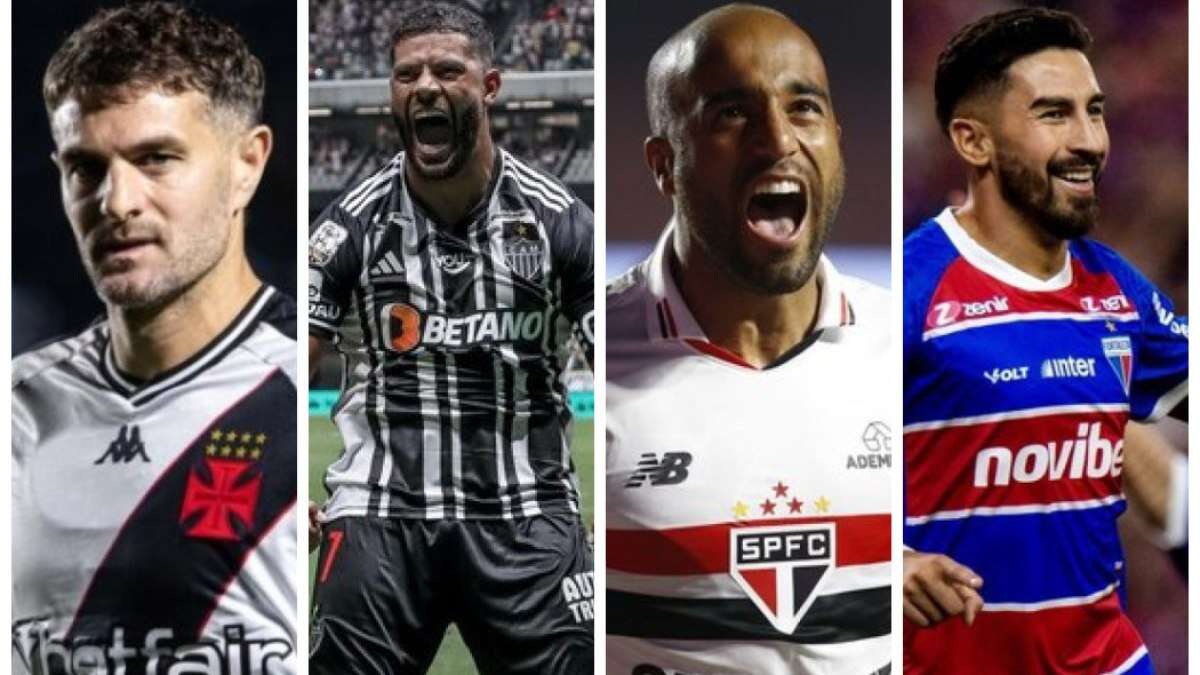 Brasileirão: 11 dos 24 maiores goleadores em 2024 têm mais de 30 anos