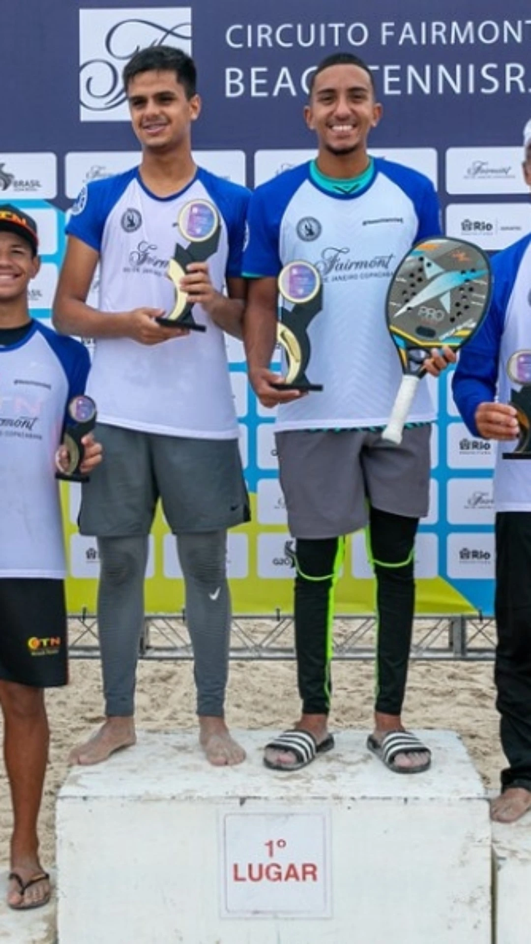 Definidos os campeões da 5ª etapa do Circuito Fairmont realizada na Praia de Copacabana
