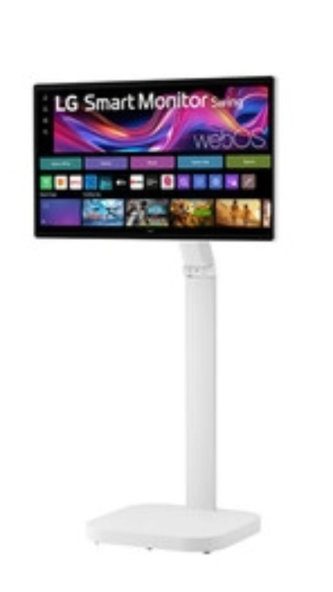 LG Smart Swing transforma o monitor em um livro digital para seguir receitas na cozinha