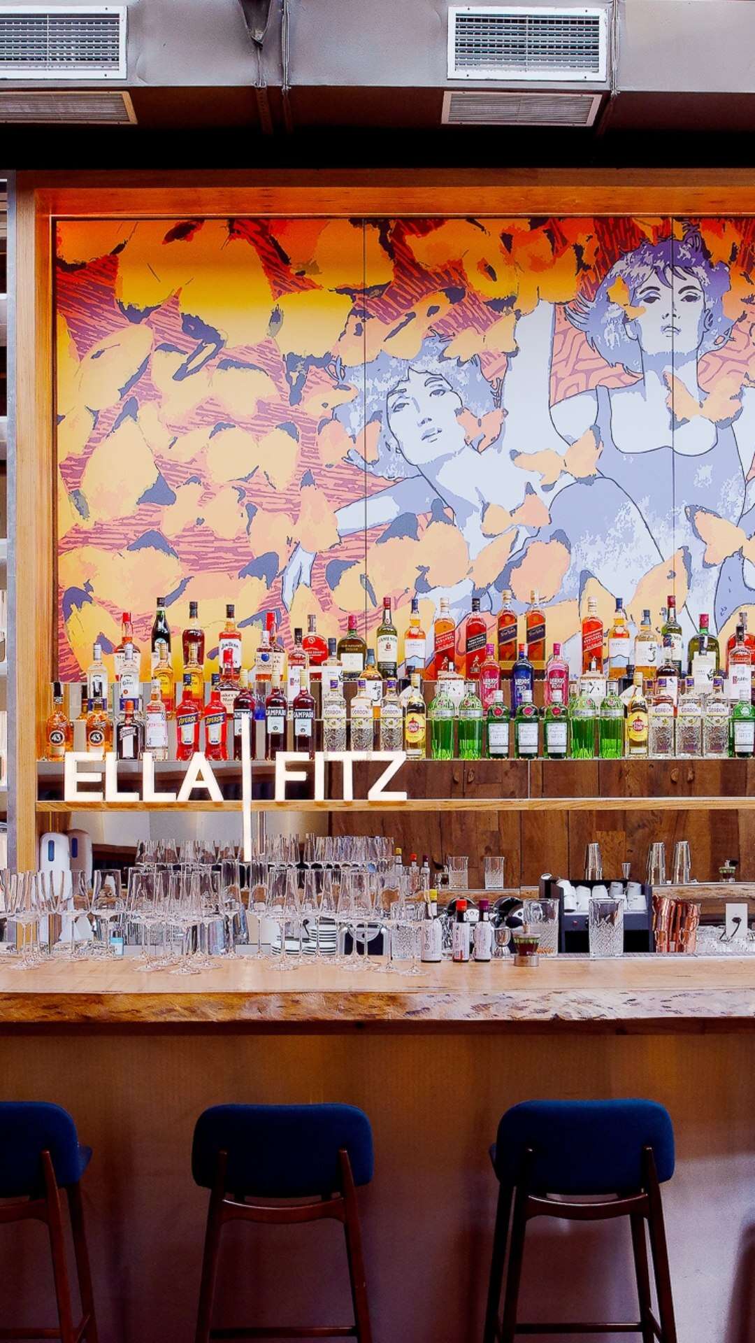 Ella Fitz: cozinha mediterrânea com entradas e drinks de destaque