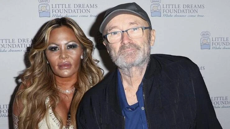 Mulher de Phil Collins termina relacionamento por mensagem: 