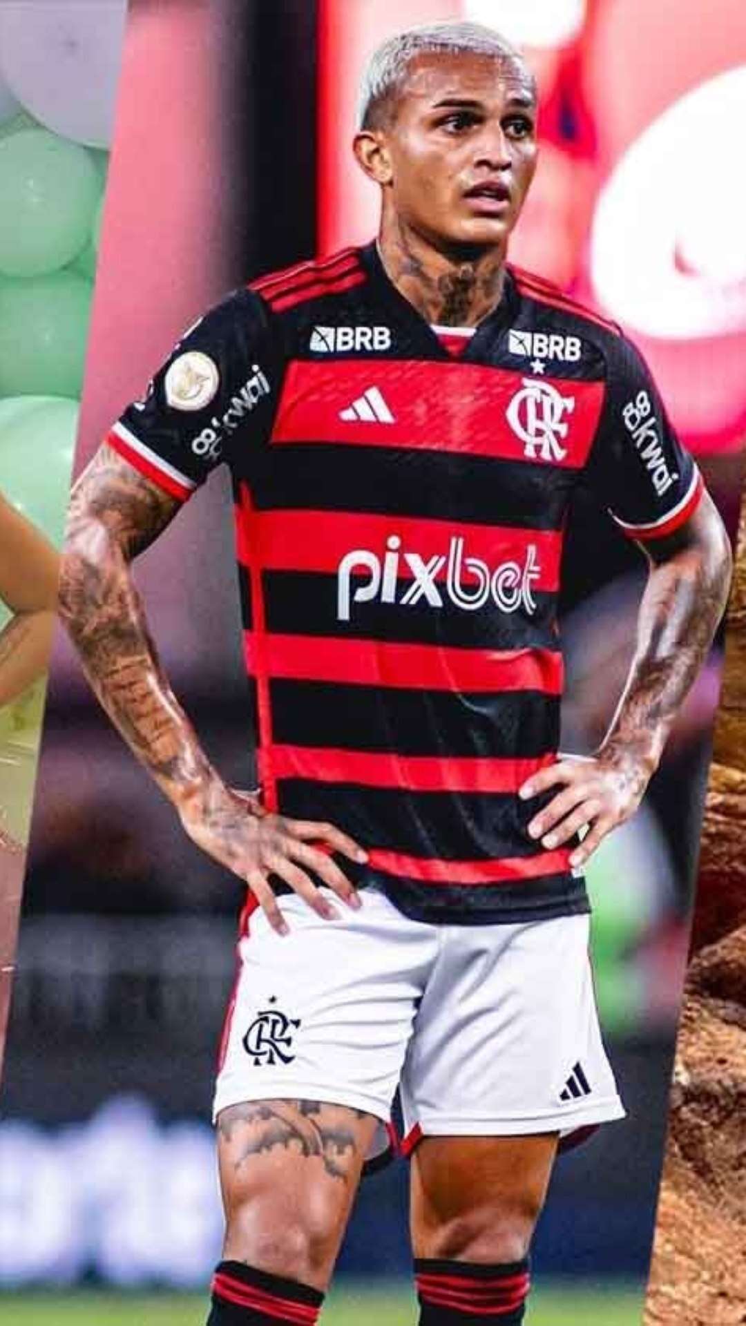 Wesley, do Flamengo, termina com mulher grávida e nega traição com ex de jogador