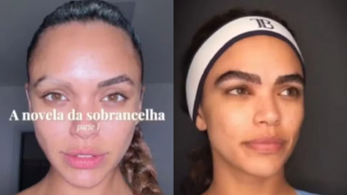 Giovana Cordeiro passa por transplante de sobrancelha: 