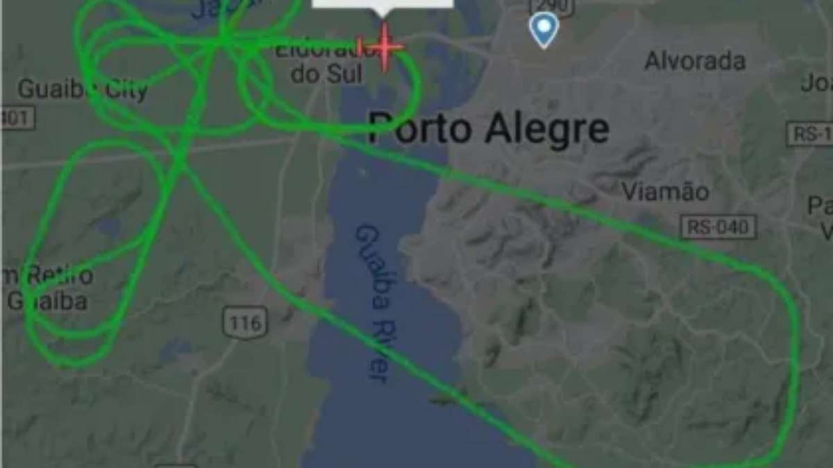 Avião da Azul dá sete voltas antes de pousar em Porto Alegre