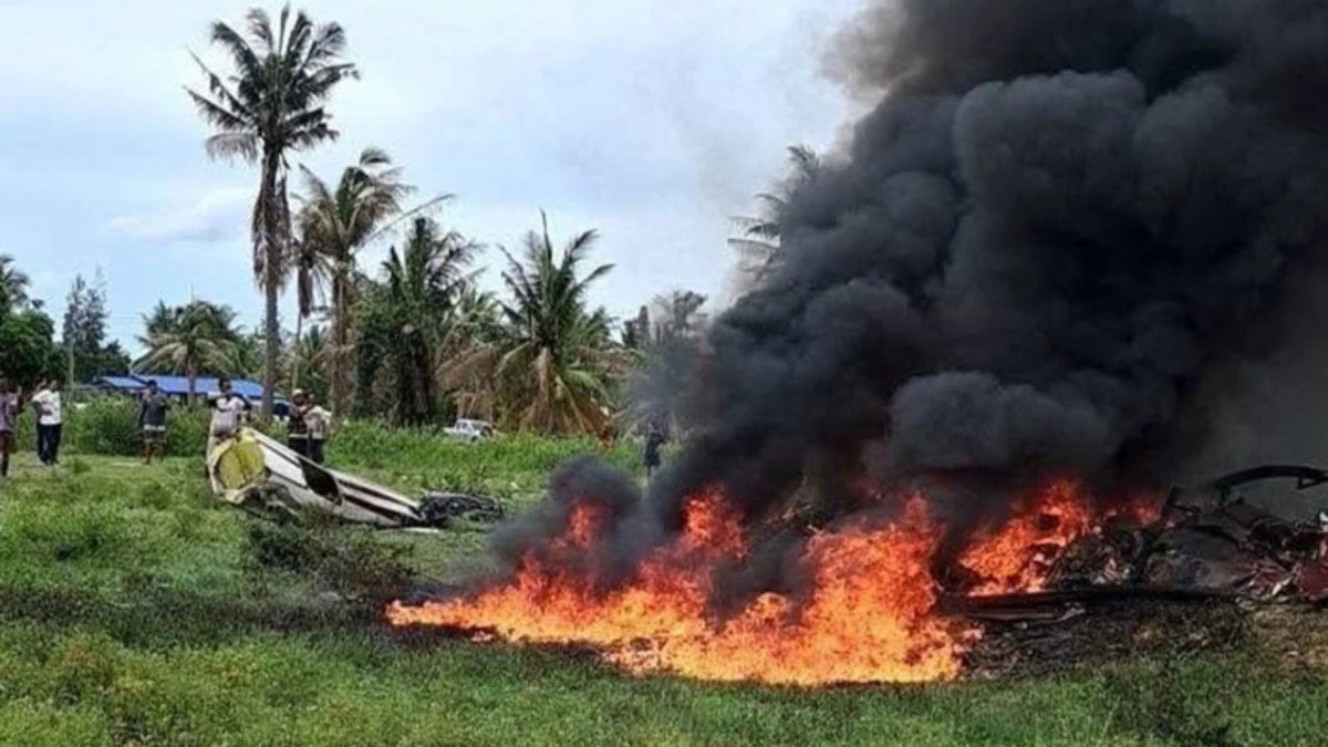 Helicóptero cai em matagal e deixa três mortos na Tailândia