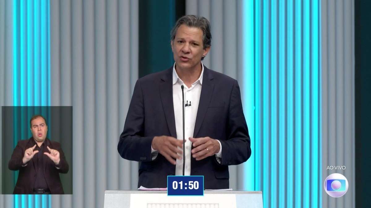 Debate: Haddad critica 'guerra' entre os governos de Doria e Bolsonaro