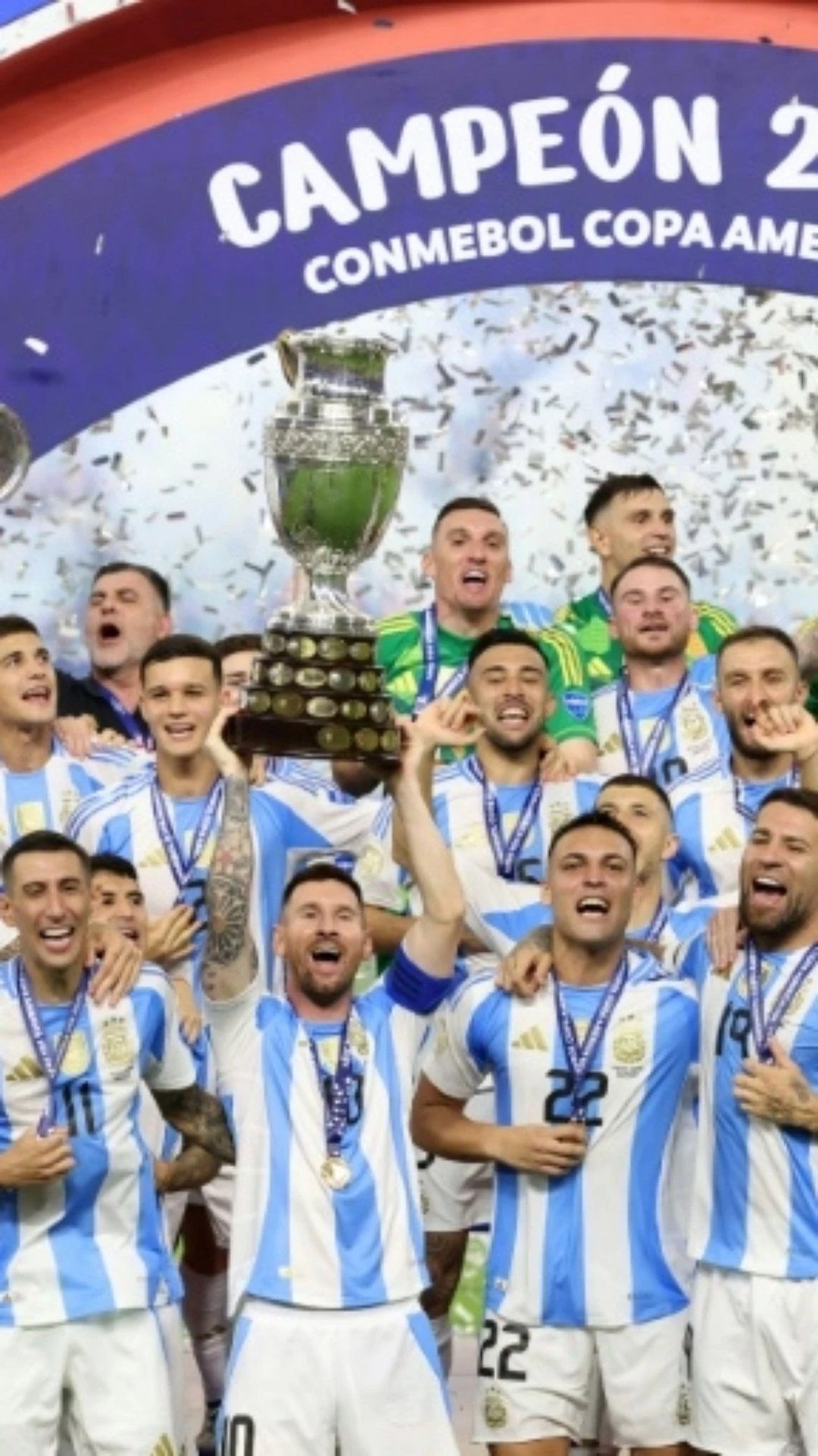 Argentina chega ao 16º título da Copa América e assume liderança isolada