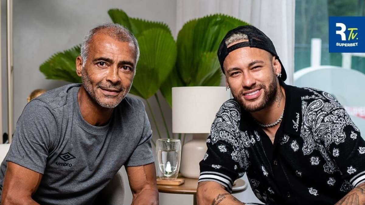 TV Romário terá Neymar como convidado em estreia; saiba quando será