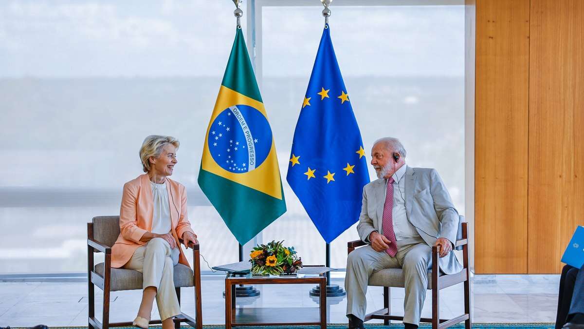 Lula e Von der Leyen conversam sobre acordo UE-Mercosul