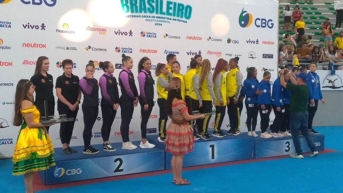 Brasileiro de Ginástica: Flamengo é campeão por equipes; Julia Soares vence o individual