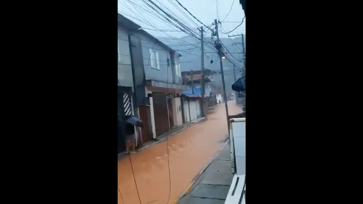 Litoral Norte de SP: São Sebastião registra alagamentos após chuvas
