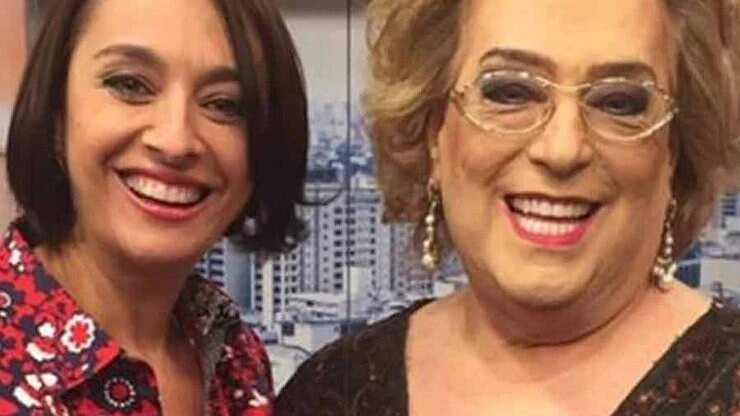 Mamma Bruschetta reencontra Cátia Fonseca e fala sobre planos de Silvio Santos