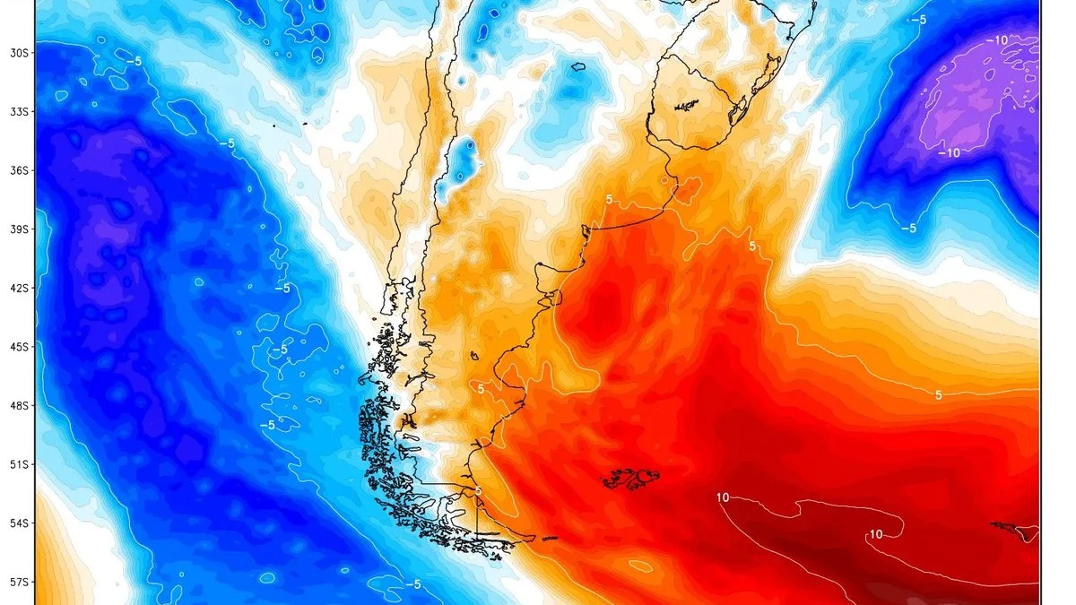 Centro de alta pressão rara pode atingir o Atlântico Sul